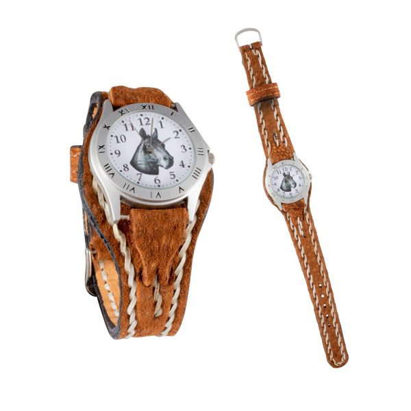 Reloj con Malla Entera de Carpincho para dama - Imagen 2