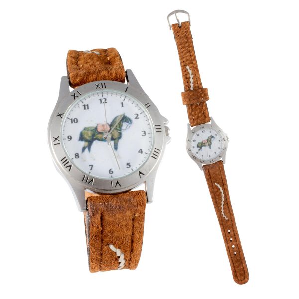 Reloj Malla Entera de Carpincho para dama
